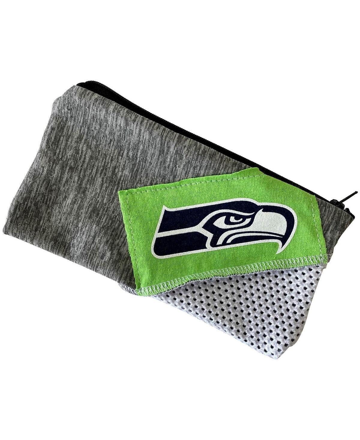 Refried Apparel Seattle Seahawks Sustainable Upcycled Zipper Pouch Product Image