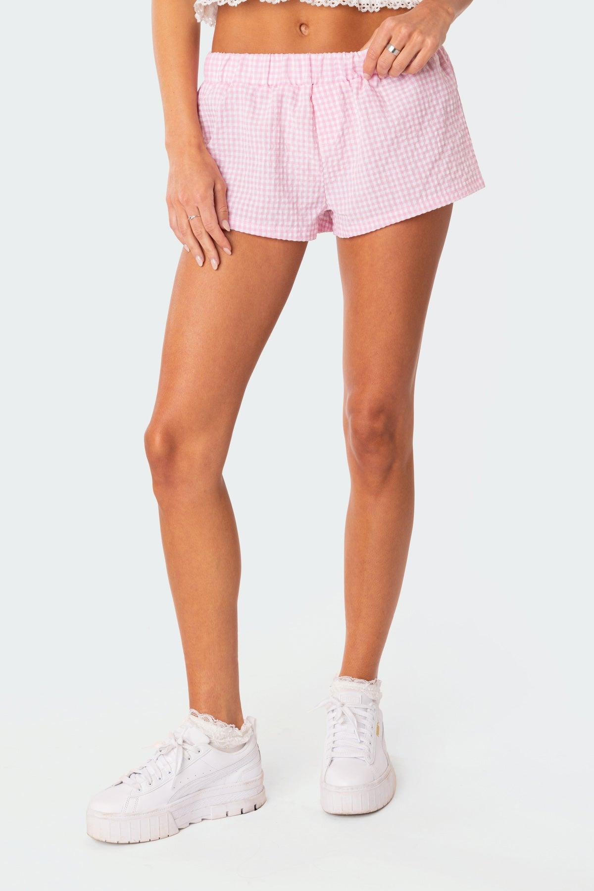 Gingham Boxer Shorts Product Image