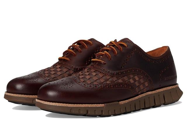 Cole Haan Zerogrand Remastered Wingtip Oxford Lined (Scotch Woven/Lava) Men's Lace Up Wing Tip Shoes Product Image