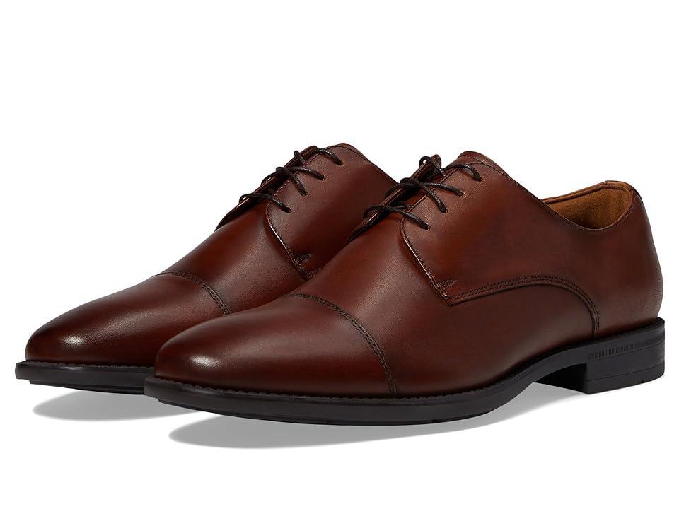 Florsheim Mens Santucci Cap Toe Derby Shoes - Cognac Product Image