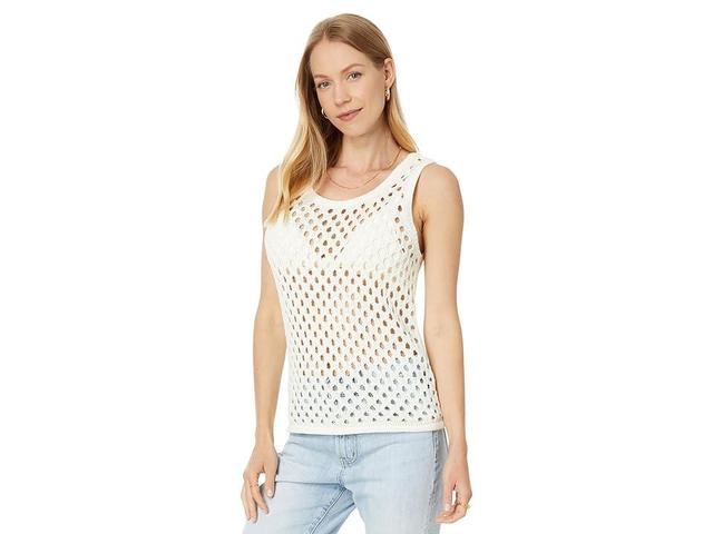 Madewell Open-Stitch Sweater Tank (Bright Ivory) Women's Sweater Product Image