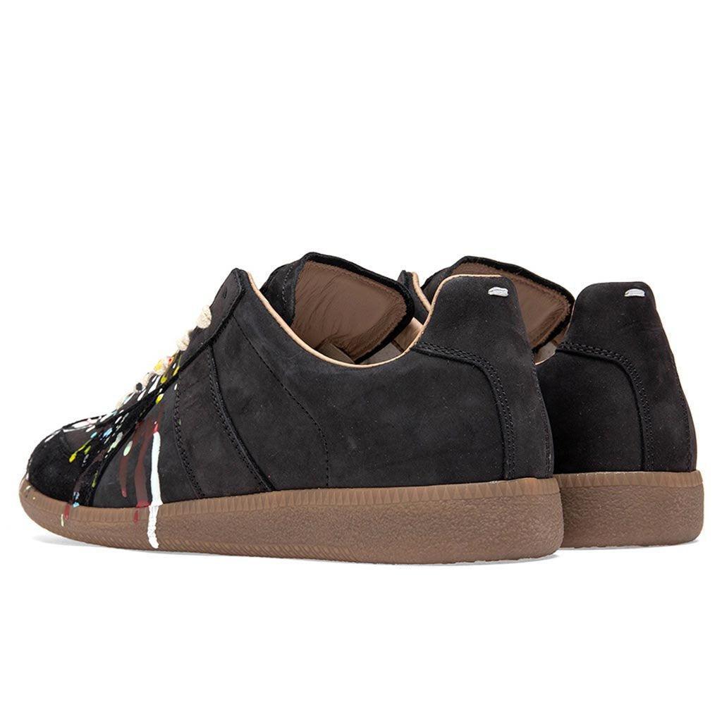 Replica Low Top Suede Paint Drop - Black/Multi Male Product Image