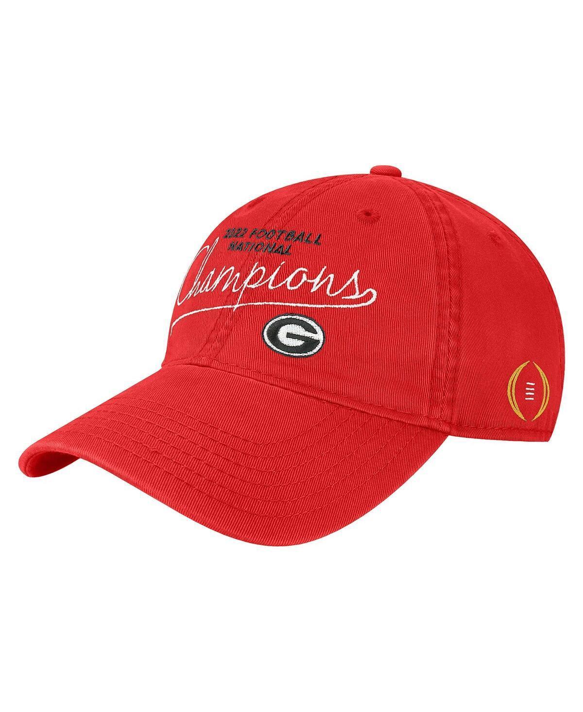 Mens Legacy Athletic Red Georgia Bulldogs College Football Playoff 2022 National Champions Adjustable Hat Product Image