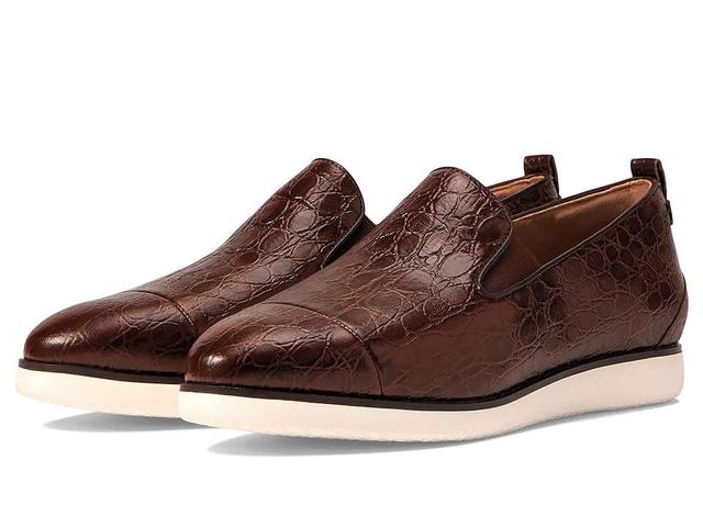 Cole Haan Grand Atlantic Slip-On Loafer (Brown Antique Croc Embossed) Women's Shoes Product Image