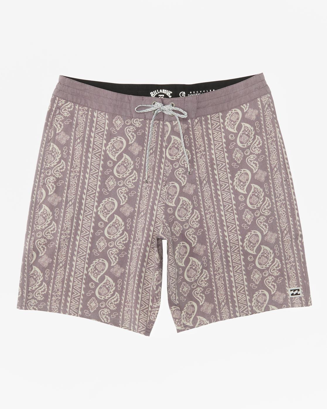 Sundays Lo Tide 19" Boardshorts - Plum Male Product Image