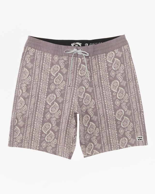 Sundays Lo Tide 19" Boardshorts - Plum Male Product Image