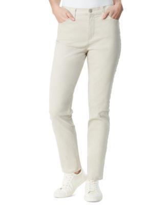 Women's Amanda Colored Twill Straight-Leg Jeans Product Image