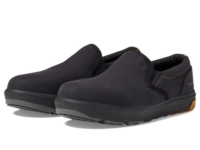 Timberland PRO Berkley Slip-On Composite Safety Toe (Grey/Yellow) Men's Shoes Product Image