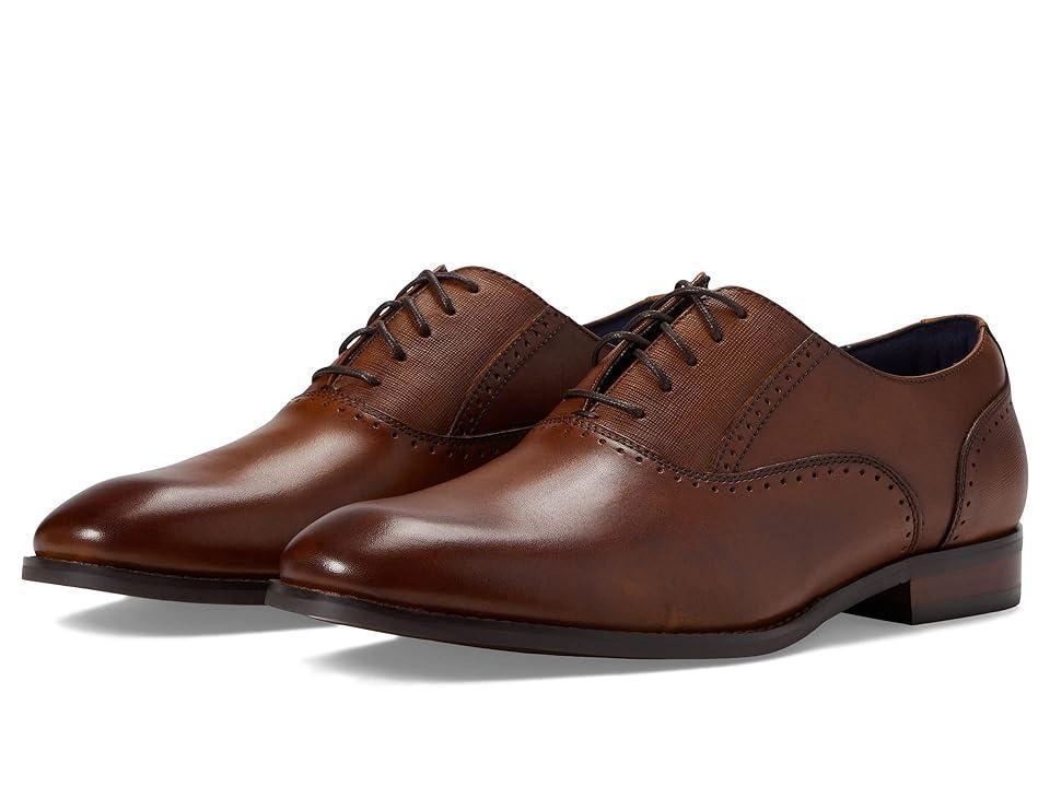 Stacy Adams Kalvin Plain Toe Oxford (Cognac) Men's Shoes Product Image