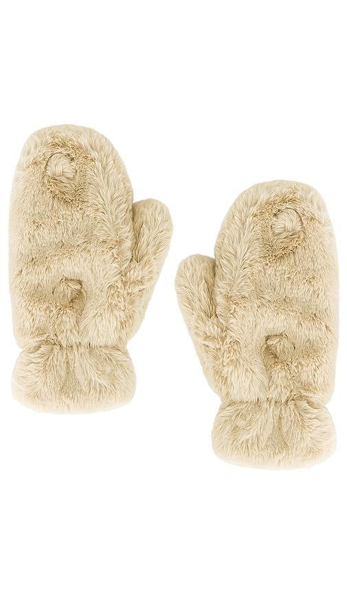 Womens Coco Faux Fur Flip-Top Mittens Product Image