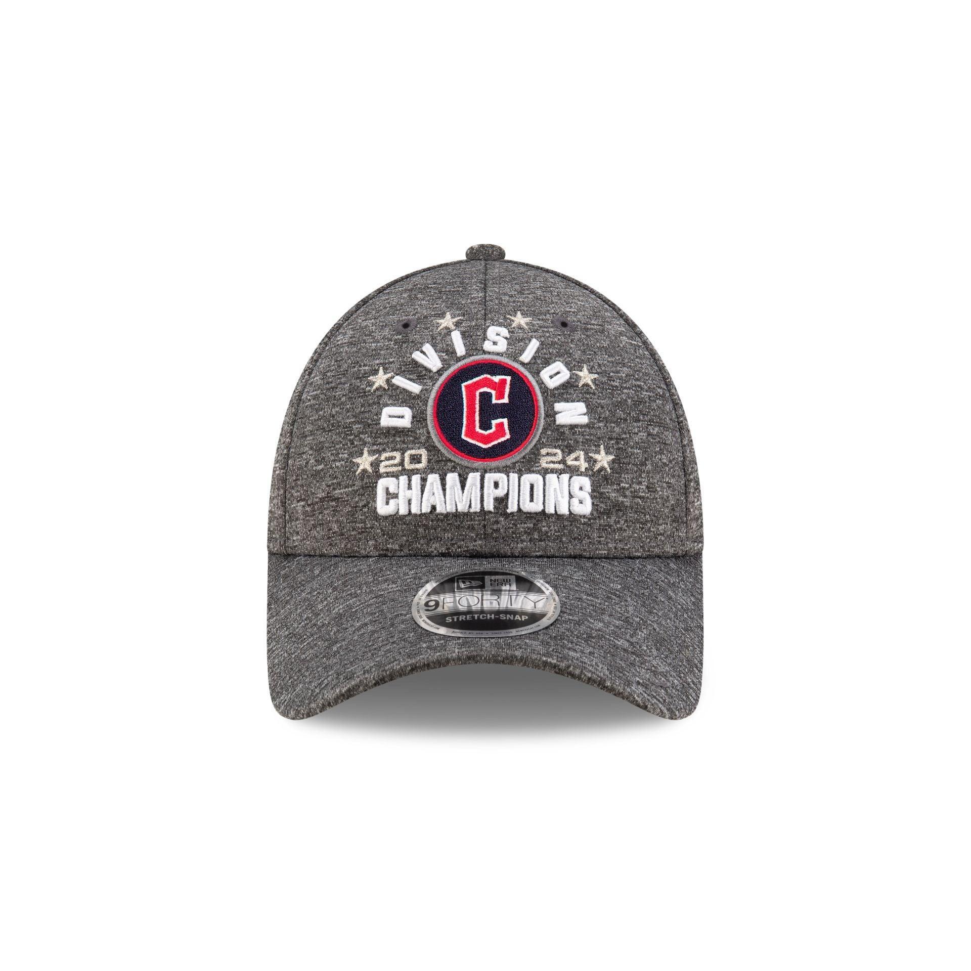 Cleveland Guardians 2024 Division Champions Locker Room 9FORTY Stretch-Snap Hat Male Product Image