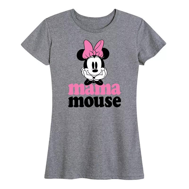 Disneys Minnie Mouse Womens Mama Graphic Tee Product Image