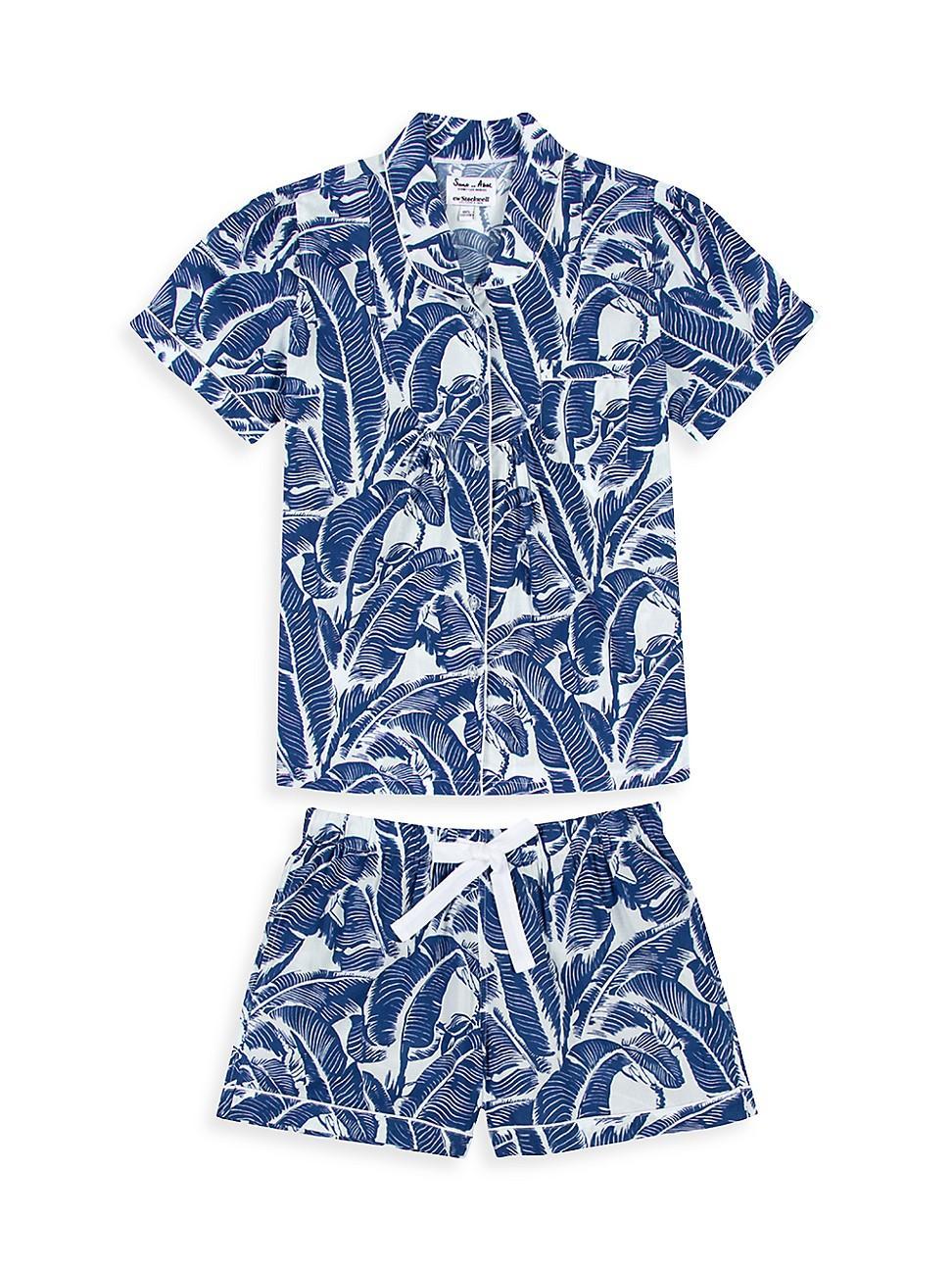 Womens Martinique Banana Leaf Shirt + Boxer Set Product Image