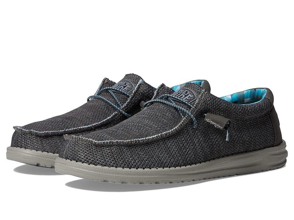 Hey Dude Men's Wally Sox Casual Shoes  - Charcoal - Size: 12 Product Image