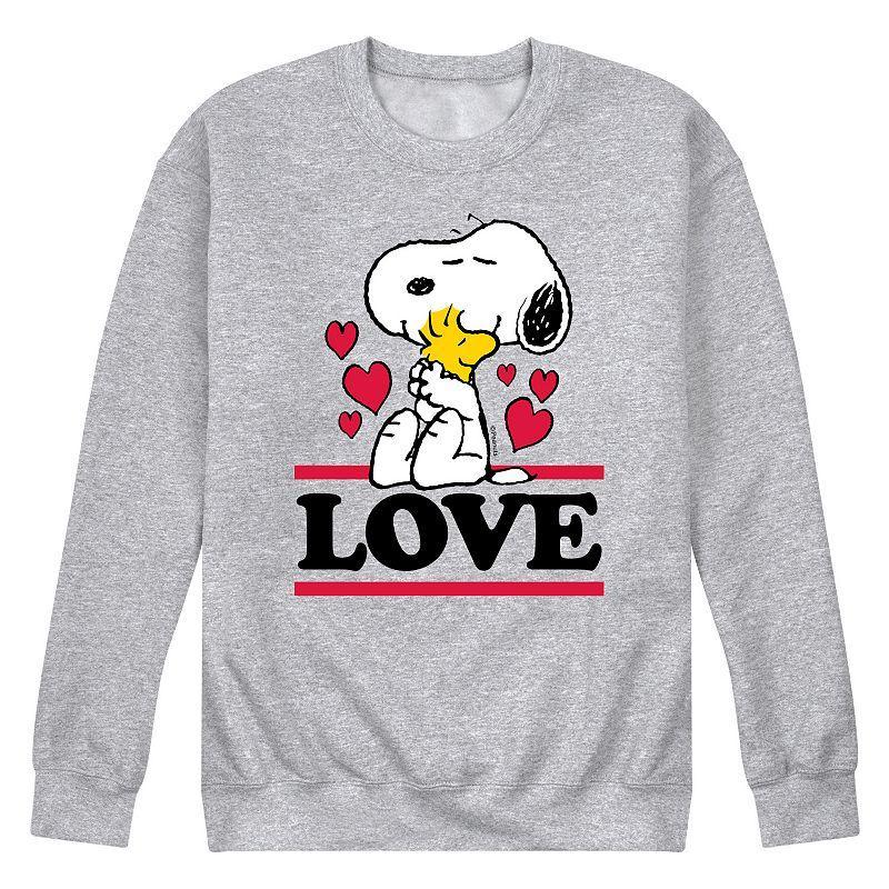 Mens Peanuts Love Snoopy Sweatshirt Product Image