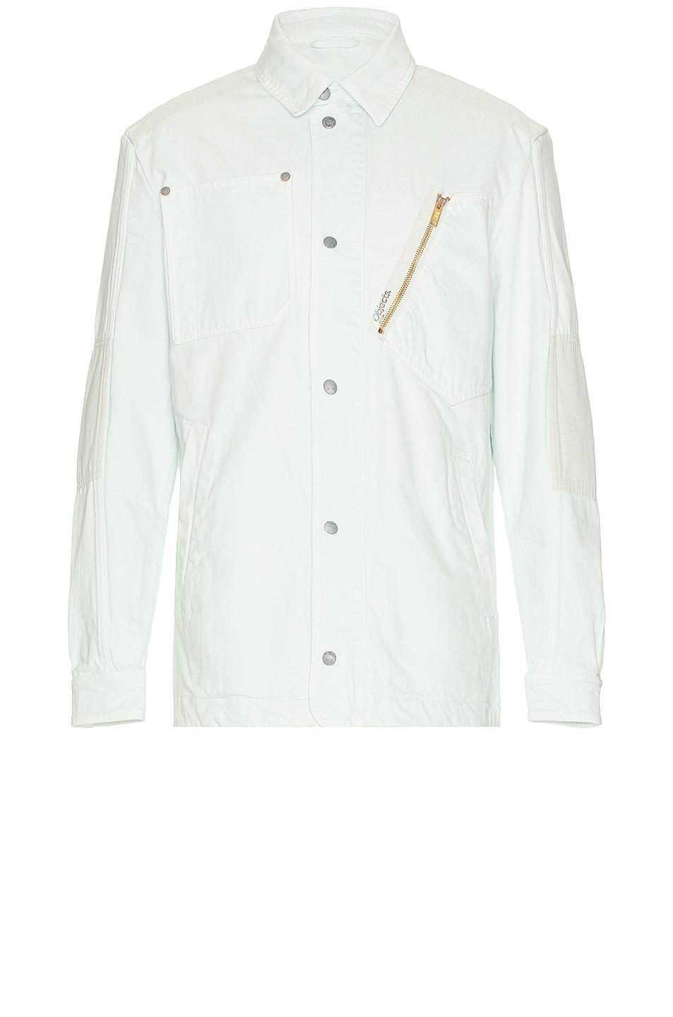 Objects IV Life Denim Overshirt in Blue Product Image