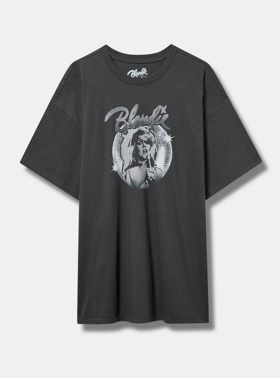 Blondie Oversized Fit Cotton Crew Tee Product Image