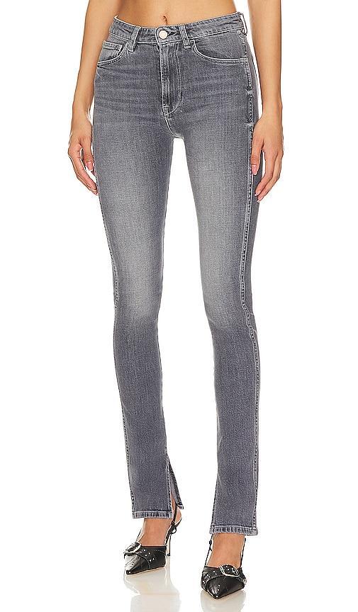 SKINNY-JEANS MIT GESCHLITZTEM SAUM KAYA Product Image