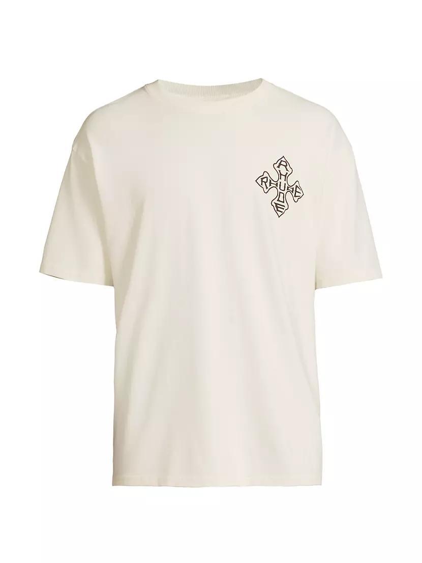 Logo Cross Cotton T-Shirt Product Image