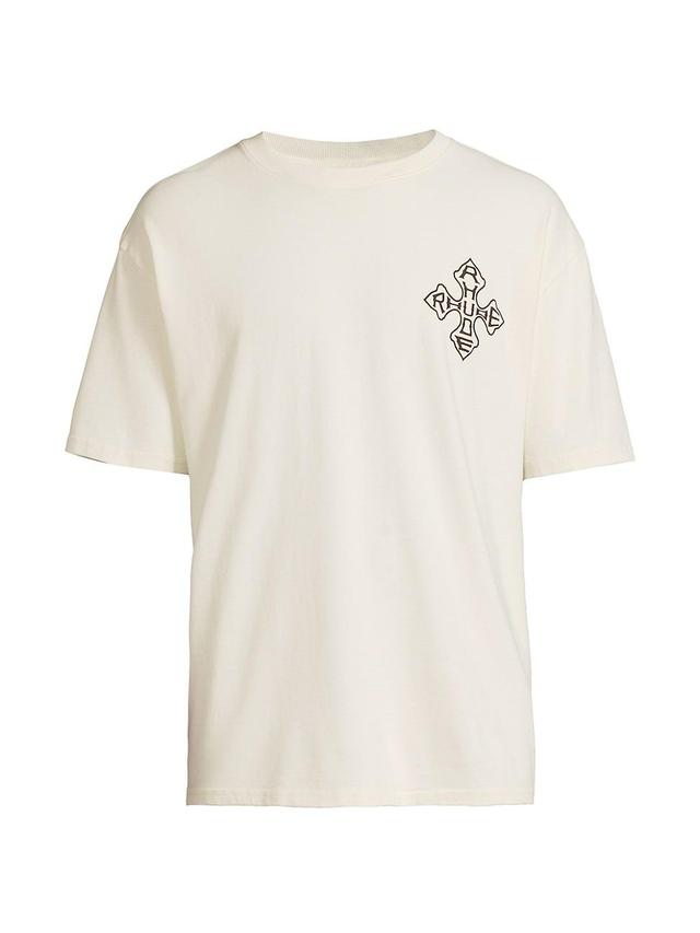 Mens Logo Cross Cotton T-Shirt Product Image