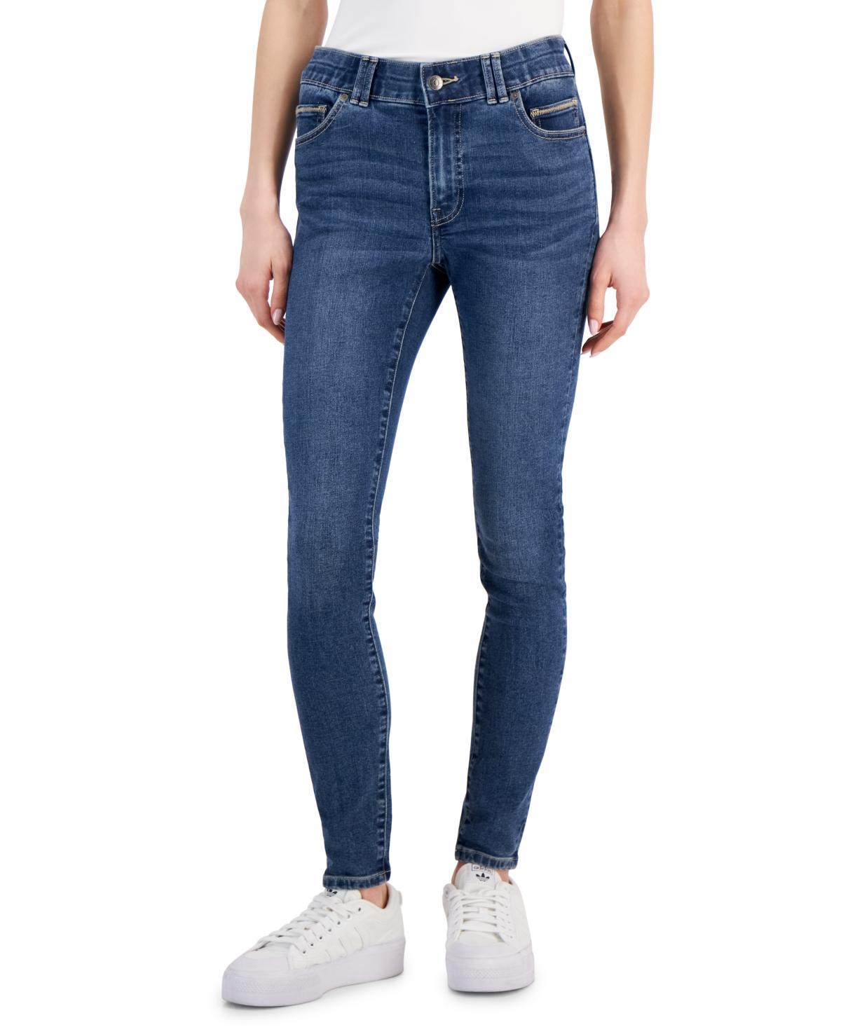 Nautica Jeans Womens Mid-Rise Skinny-Leg Jeans Product Image