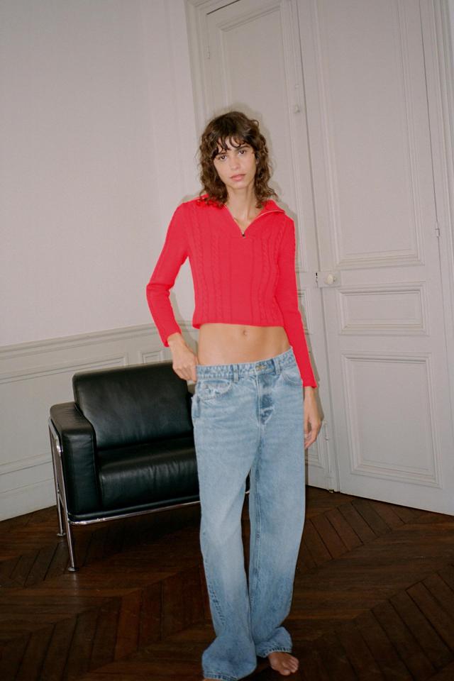 CABLE KNIT SWEATER Product Image