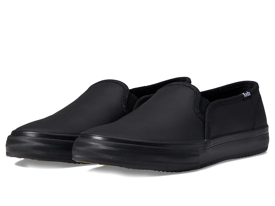 Keds Double Decker Slip On Black) Women's Slip on Shoes Product Image