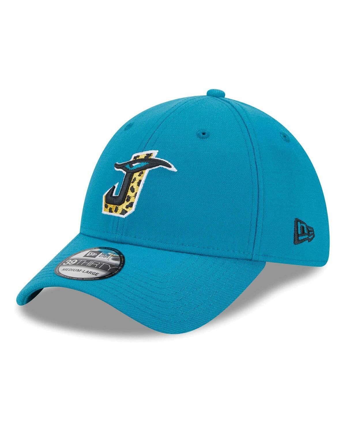 Mens New Era Teal Jacksonville Jaguars City Originals 39THIRTY Flex Hat Product Image