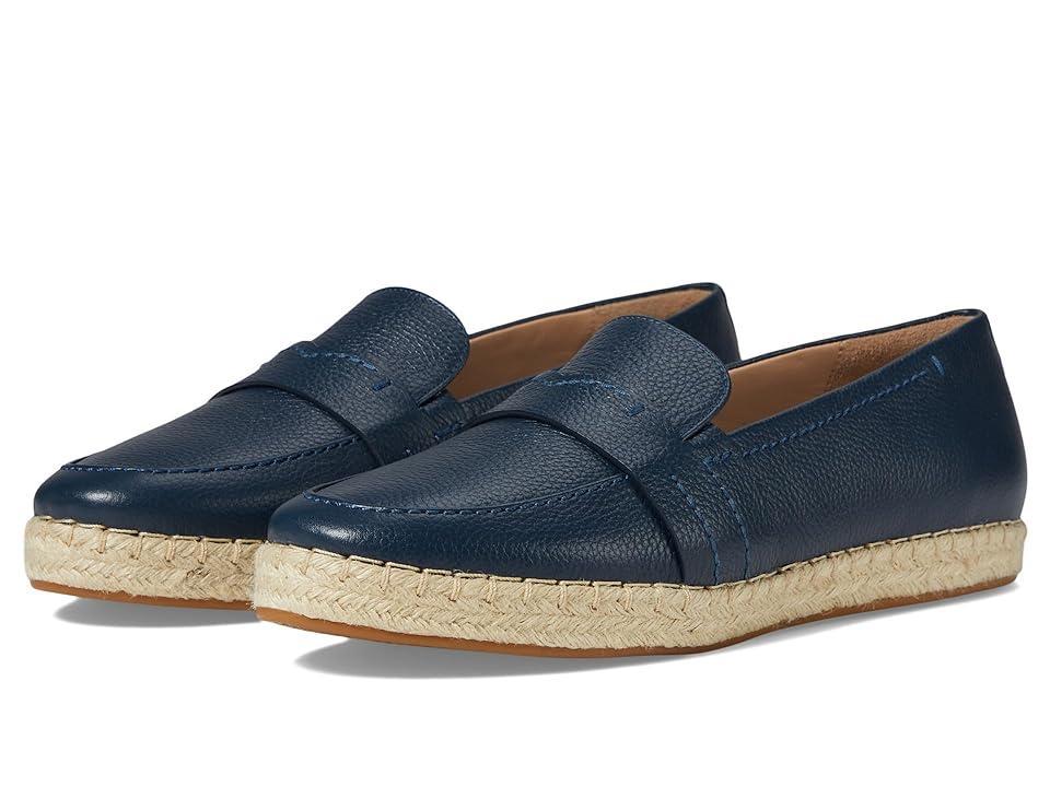 Cole Haan Cloudfeel Montauk Loafer (Blue Vwing Teal Leather) Women's Flat Shoes Product Image