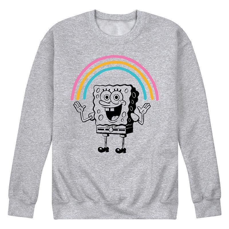 Mens Nickelodeon SpongeBob SquarePants Imagination Fleece Sweatshirt Product Image