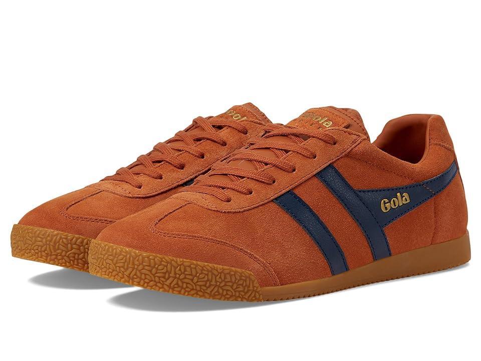 Gola Harrier (Moody Orange/Navy) Men's Shoes Product Image