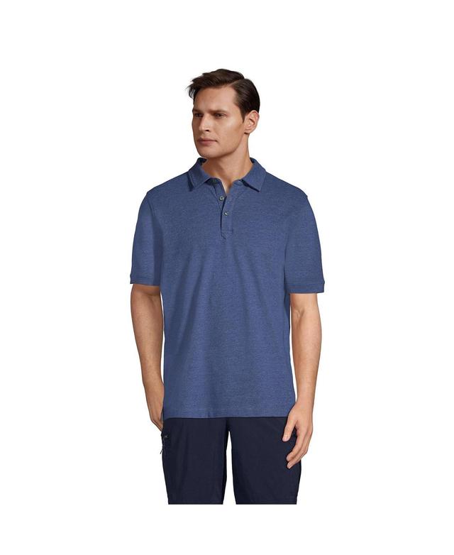 Mens Lands End CoolMax Mesh Polo White Product Image