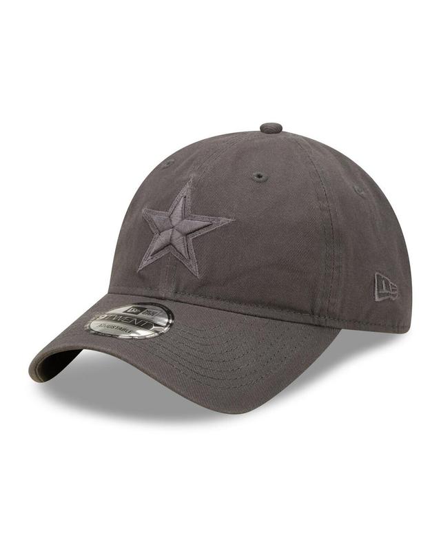 Men's New Era Graphite Dallas Cowboys Core Classic 2.0 Tonal 9TWENTY Adjustable Hat Product Image