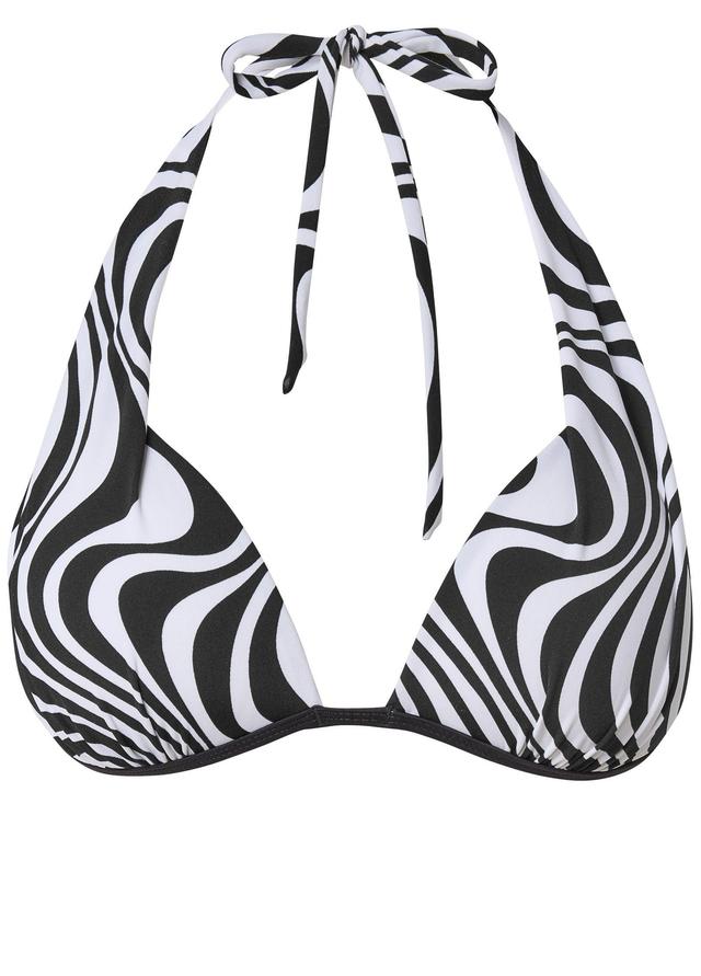 MULTIWAY MARILYN BIKINI TOP - Zany Zebra Product Image