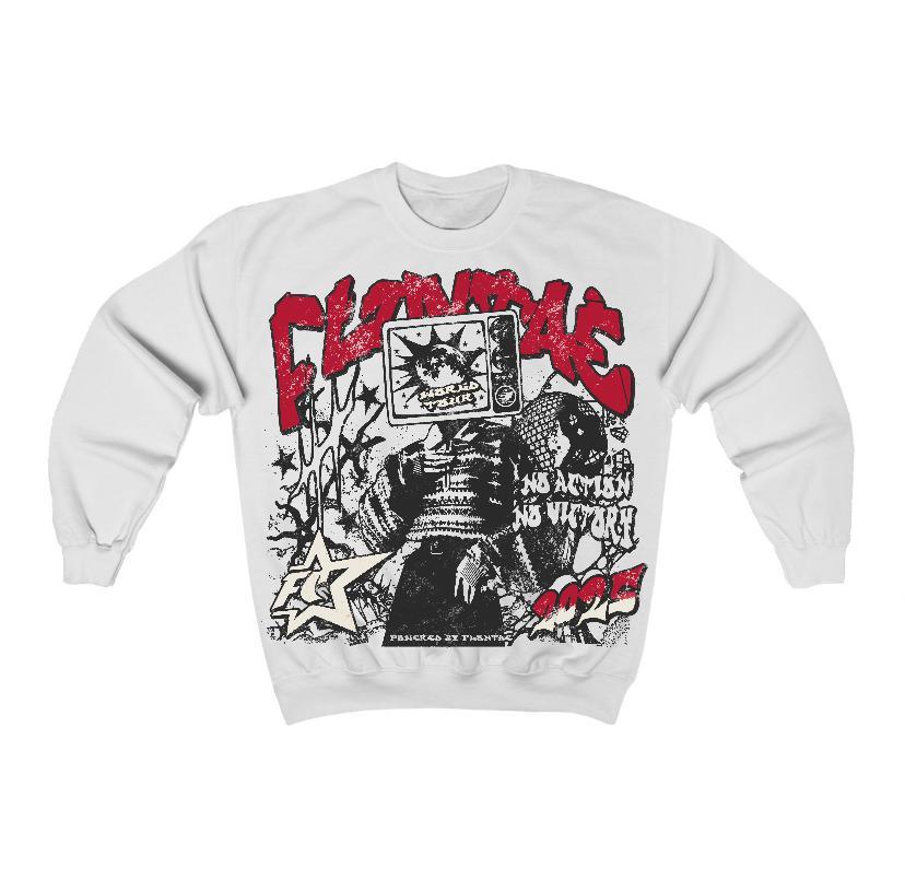 Black Toe Reimagined 1s Flontae Sweatshirt No Victory Graphic Product Image