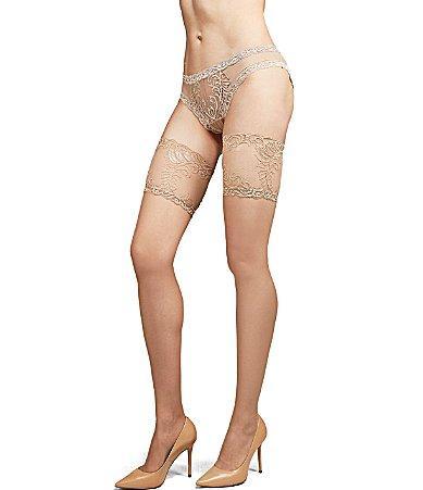 Natori Feathers Escape Back Seam Thigh Highs Product Image