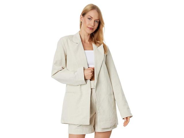 Blank NYC Linen Blazer in Bleached Sand (Bleached Sand) Women's Clothing Product Image