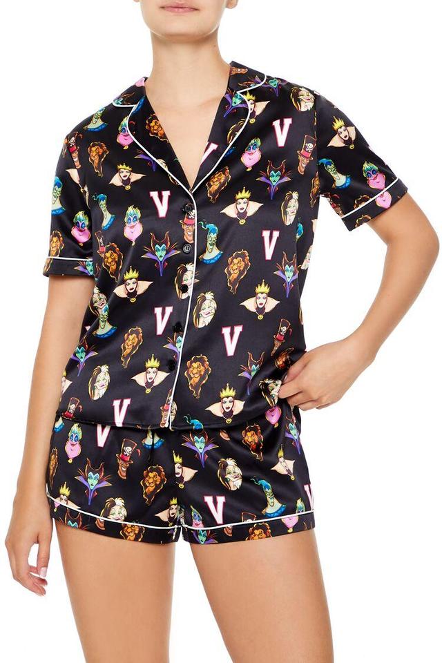 Disney Villains Shirt & Shorts Pajama Set | Forever 21 Product Image