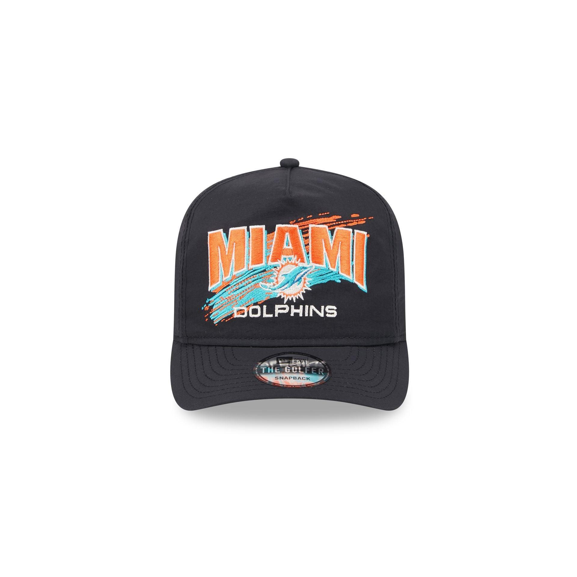 Miami Dolphins Throwback Brush Golfer Hat Male Product Image