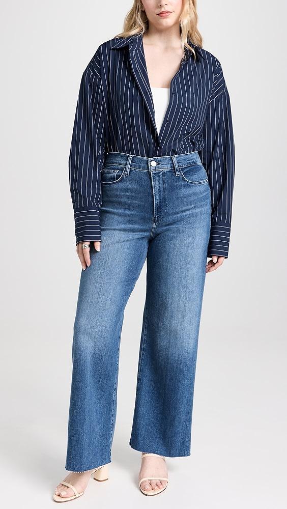 FRAME Le Slim Palazzo Raw After Jeans | Shopbop Product Image