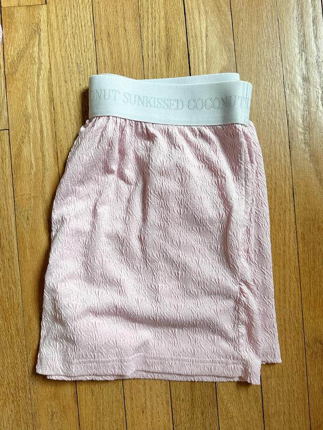 Loves Notes Pink Detailed Shorts Product Image