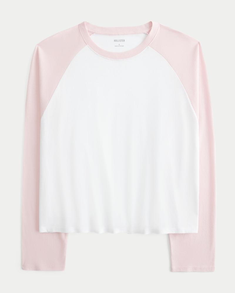 Easy Long-Sleeve Raglan T-Shirt Product Image