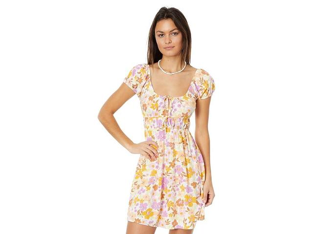 Billabong Sun Kissed Mini Dress (Salt Crystal) Women's Clothing Product Image