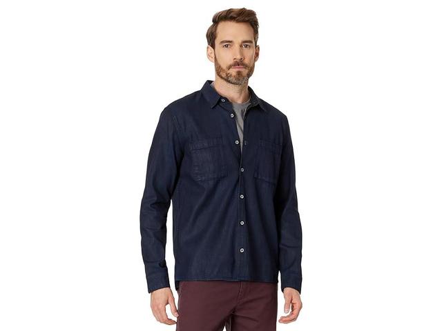 John Varvatos Cole Coated Denim Button-Up Shirt Product Image