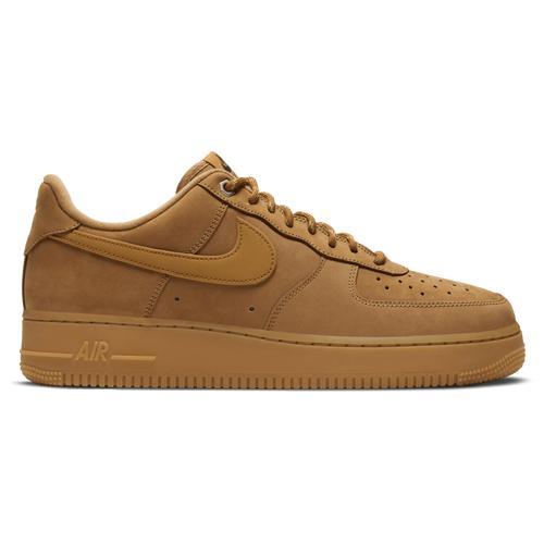 Nike Mens Air Force 1 Low - Shoes Flax/Wheat/Gum Light Brown Product Image