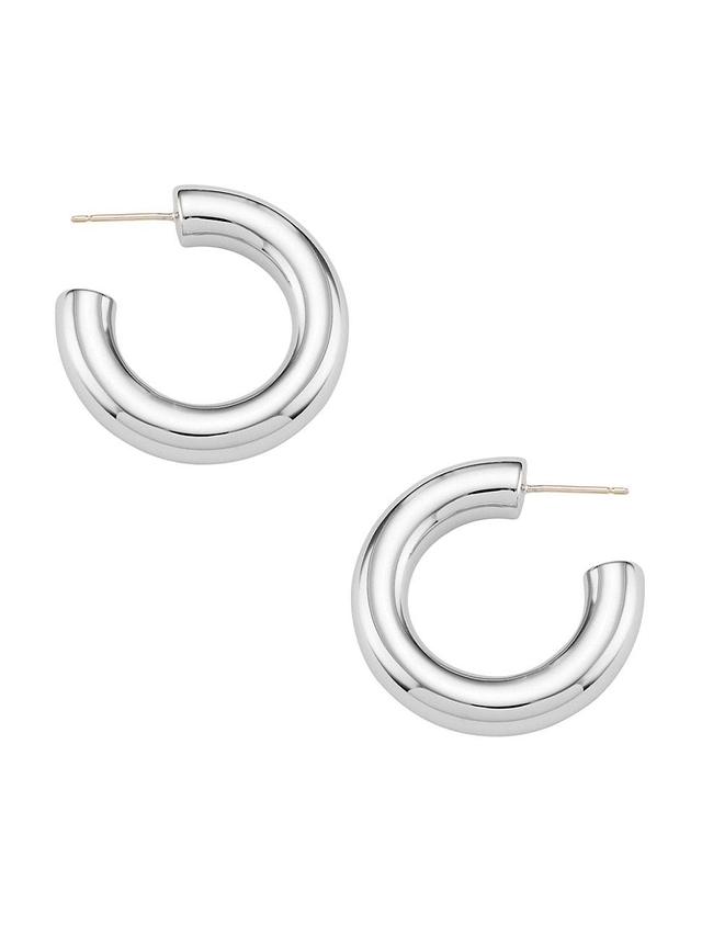 Womens Samira 10K-Gold-Plated Hoop Earrings Product Image