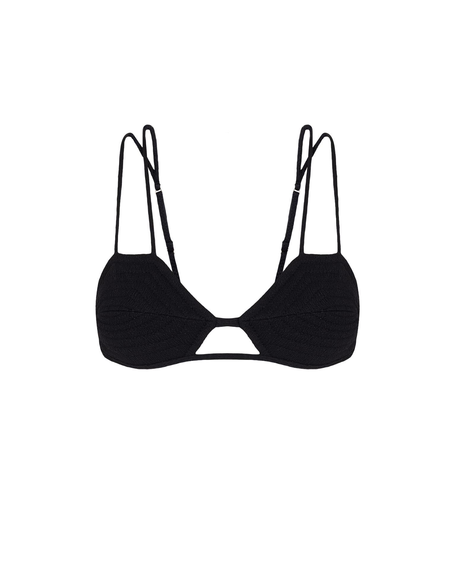 Firenze Esther Parallel Tri Top - Black Product Image