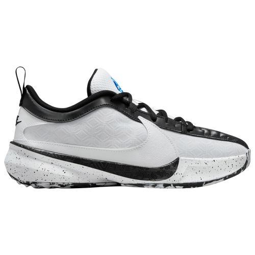 NIKE Zoom Freak 5 Basketball Shoes In White/black Product Image