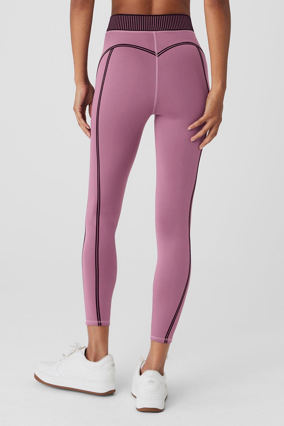 Airlift High-Waist 7/8 Line Up Legging - Soft Mulberry Product Image