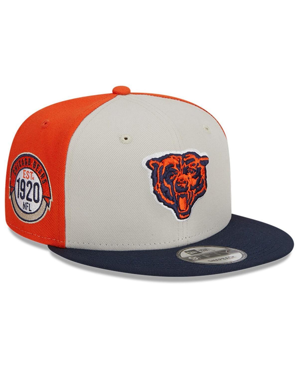 Mens New Era Cream/Navy Chicago Bears 2023 Sideline Historic 9FIFTY Snapback Hat Product Image